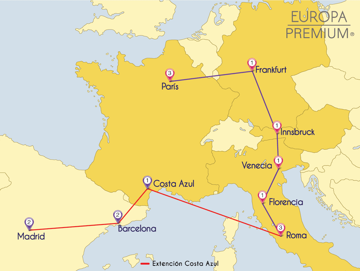viajes a europa 12 dias